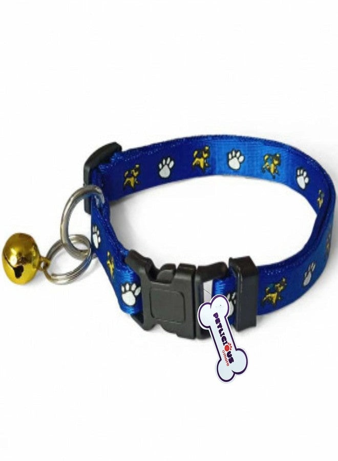 Petlicious & More® Small Puppy Soft Nylon Collar & Leash Set (Size -10mm, Length 5 ft, Color - Blue, Pack of One) - Image 2